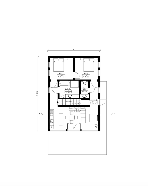 Dom w stylu Nowoczesnej Stodoły. Domki Marysia, oficjalny Partner Extradom w zakresie projektów modułowych. Producent domów modułowych. Gotowe domy w stylu nowoczesnej stodoly